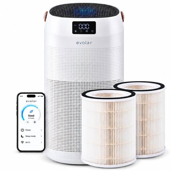 Evolar Luchtreiniger met 2x HEPA 13 Filter