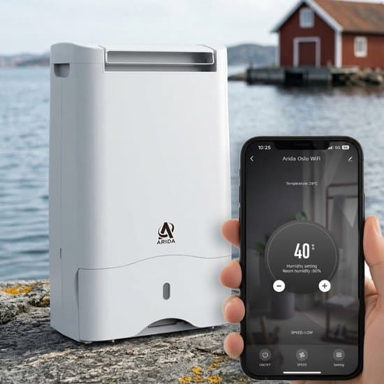 Arida Oslo Luchtontvochtiger met WiFi