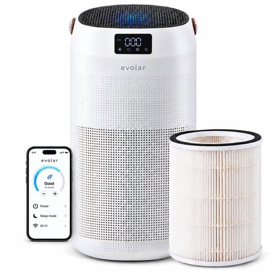 Evolar Luchtreiniger met HEPA 13 Filter