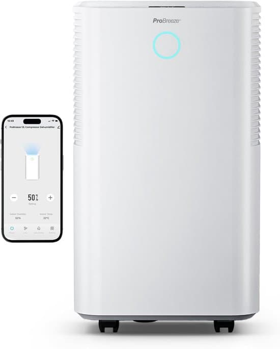 Pro Breeze Smart Luchtontvochtiger met App 12L