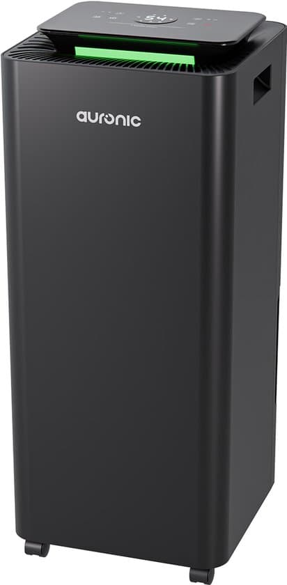 Auronic luchtontvochtiger en luchtreiniger (20 liter, 50 m², zwart)
